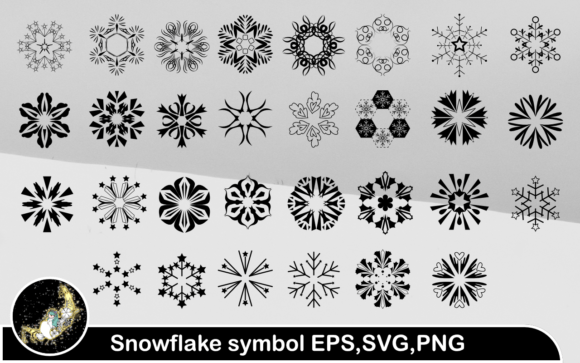 Download Snowflake Symbol Set - Symbol set Collection