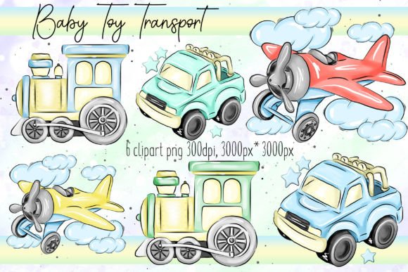 Download Transportation Clipart / Baby Boy Png - Transportation Collection