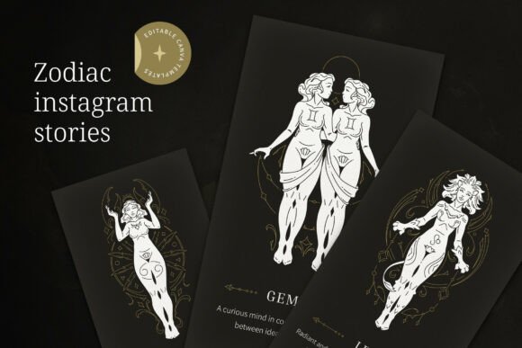 Download Zodiac Instagram Stories | Canva - Canva Collection