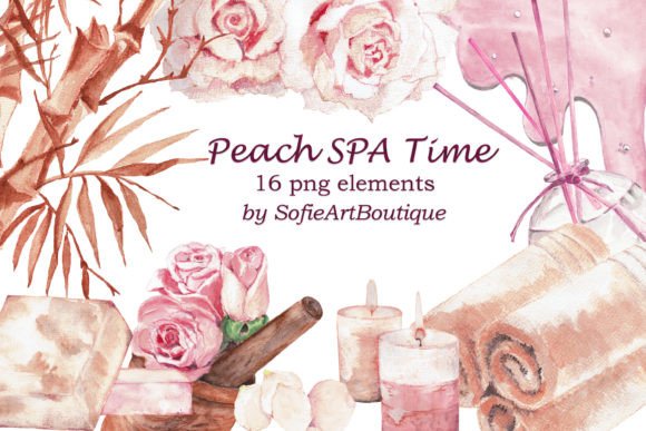 Download Watercolor Pink SPA Beauty Clipart Png - Beauty Collection