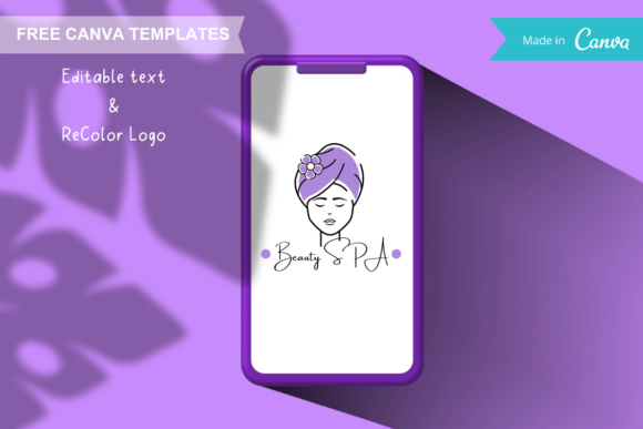 Download Canva Logo Templates - Hair Treatment - Canva Collection