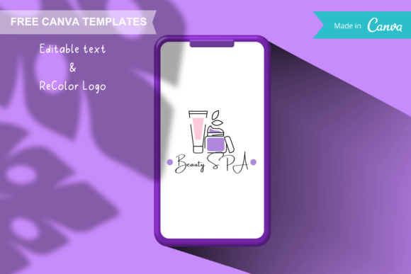 Download Canva Logo Templates - Natural Cosmetic - Canva Collection