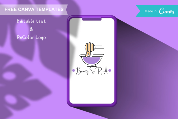 Download Canva Logo Templates - Honey Mask Logo - Canva Collection